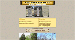 Desktop Screenshot of cemeteriesonly.com