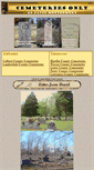 Mobile Screenshot of cemeteriesonly.com
